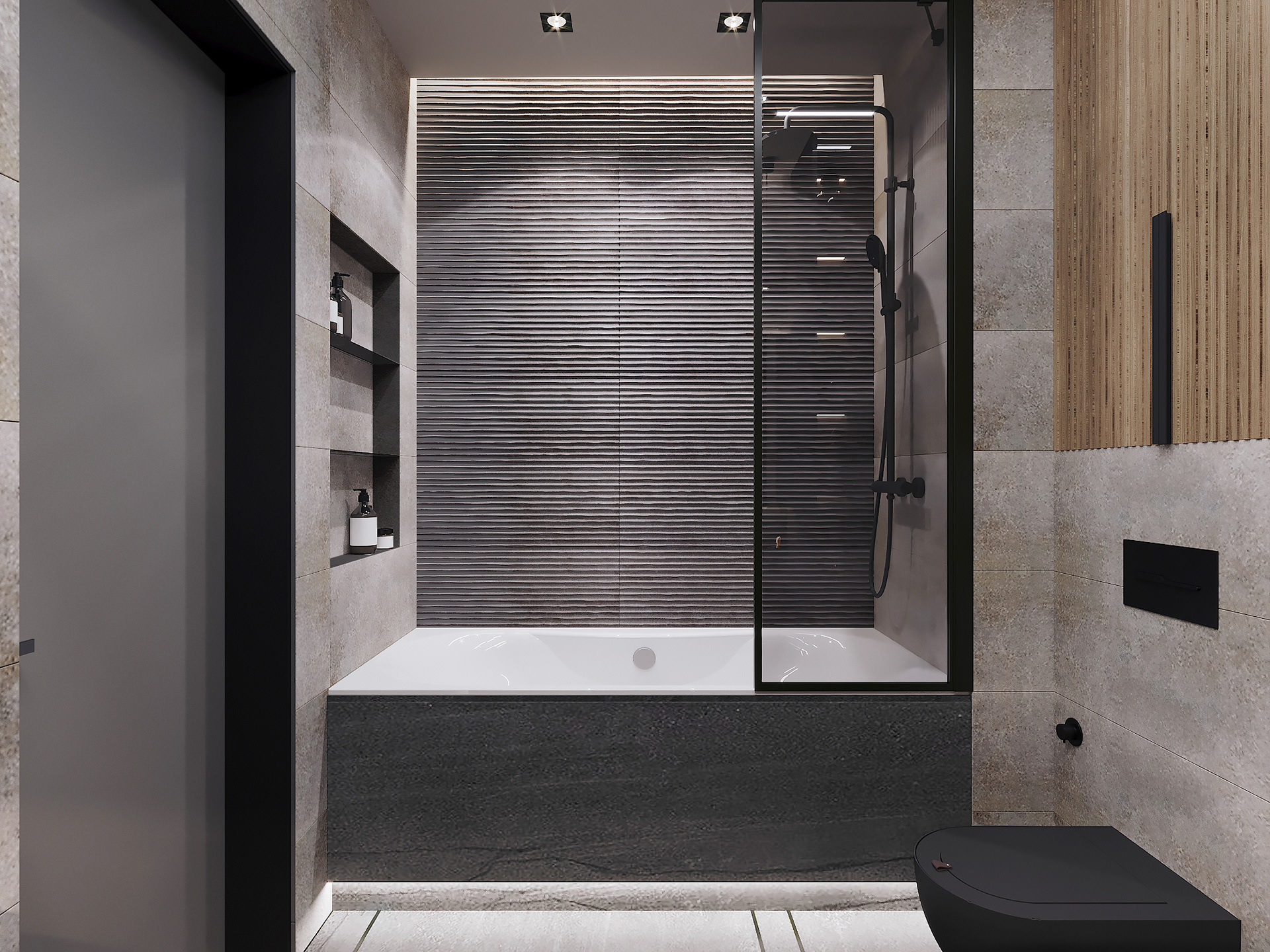 Gray Bathroom Tile Ideas
